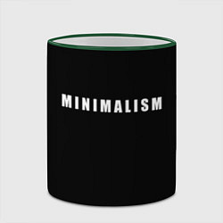 Кружка 3D Minimalism, цвет: 3D-зеленый кант — фото 2