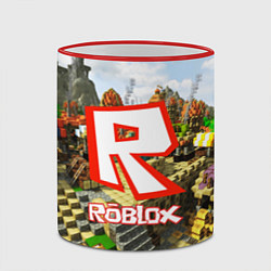 Кружка 3D ROBLOX, цвет: 3D-красный кант — фото 2