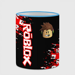 Кружка 3D ROBLOX, цвет: 3D-небесно-голубой кант — фото 2