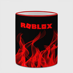 Кружка 3D ROBLOX, цвет: 3D-красный кант — фото 2