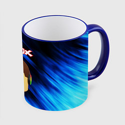 Кружка 3D ROBLOX, цвет: 3D-синий кант