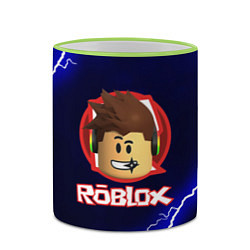 Кружка 3D ROBLOX, цвет: 3D-светло-зеленый кант — фото 2