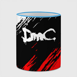 Кружка 3D DEVIL MAY CRY DMC, цвет: 3D-небесно-голубой кант — фото 2