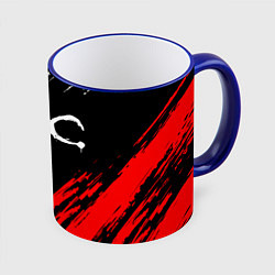Кружка 3D DEVIL MAY CRY DMC, цвет: 3D-синий кант