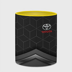 Кружка 3D TOYOTA, цвет: 3D-белый + желтый — фото 2