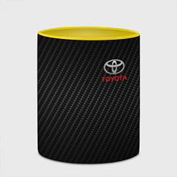Кружка 3D TOYOTA, цвет: 3D-белый + желтый — фото 2