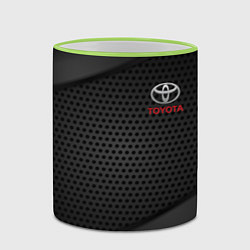Кружка 3D TOYOTA, цвет: 3D-светло-зеленый кант — фото 2