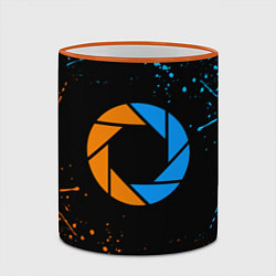 Кружка 3D PORTAL, цвет: 3D-оранжевый кант — фото 2