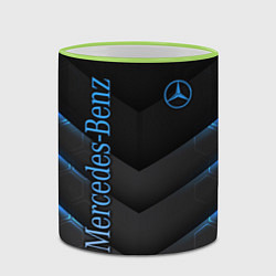 Кружка 3D Mercedes-Benz, цвет: 3D-светло-зеленый кант — фото 2