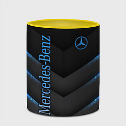 Кружка 3D Mercedes-Benz, цвет: 3D-белый + желтый — фото 2