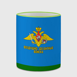 Кружка 3D Воздушно - десантные войска, цвет: 3D-светло-зеленый кант — фото 2