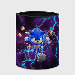 Кружка 3D SONIC, цвет: 3D-белый + черный — фото 2