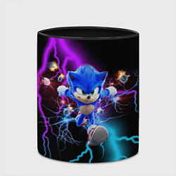 Кружка 3D SONIC, цвет: 3D-белый + черный — фото 2
