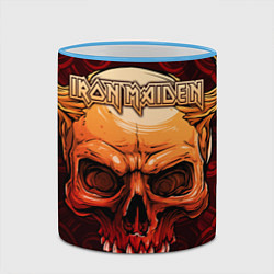 Кружка 3D Iron Maiden, цвет: 3D-небесно-голубой кант — фото 2