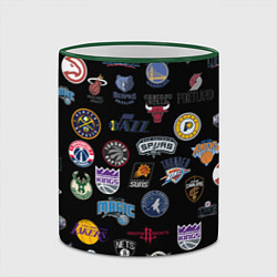 Кружка 3D NBA Pattern, цвет: 3D-зеленый кант — фото 2