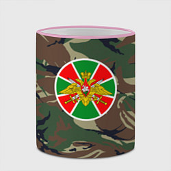 Кружка 3D Пограничные Войска, цвет: 3D-розовый кант — фото 2