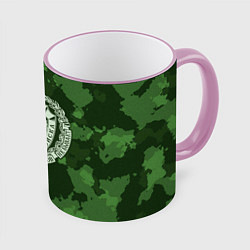 Кружка 3D Пограничные Войска, цвет: 3D-розовый кант