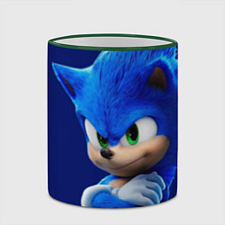 Кружка 3D SONIC, цвет: 3D-зеленый кант — фото 2