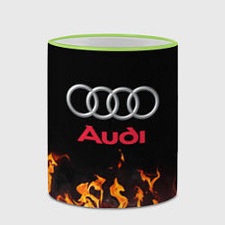 Кружка 3D AUDI, цвет: 3D-светло-зеленый кант — фото 2