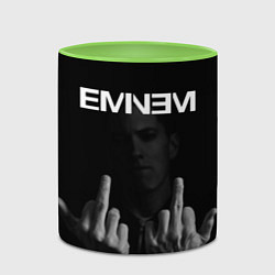 Кружка 3D EMINEM, цвет: 3D-белый + светло-зеленый — фото 2