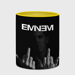 Кружка 3D EMINEM, цвет: 3D-белый + желтый — фото 2