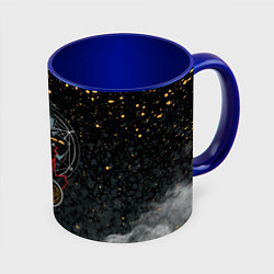 Кружка 3D Стальной алхимик, цвет: 3D-белый + синий