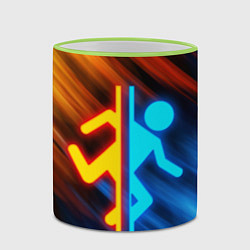 Кружка 3D PORTAL, цвет: 3D-светло-зеленый кант — фото 2