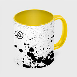 Кружка 3D LINKIN PARK, цвет: 3D-белый + желтый