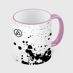 Кружка 3D LINKIN PARK, цвет: 3D-розовый кант