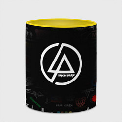 Кружка 3D LINKIN PARK, цвет: 3D-белый + желтый — фото 2