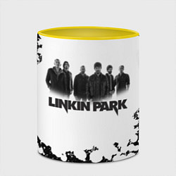Кружка 3D LINKIN PARKспина, цвет: 3D-белый + желтый — фото 2