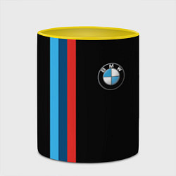 Кружка 3D BMW, цвет: 3D-белый + желтый — фото 2