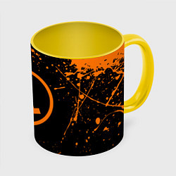 Кружка 3D HALF-LIFE, цвет: 3D-белый + желтый
