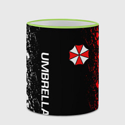 Кружка 3D RESIDENT EVIL UMBRELLA, цвет: 3D-светло-зеленый кант — фото 2