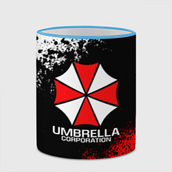 Кружка 3D RESIDENT EVIL UMBRELLA, цвет: 3D-небесно-голубой кант — фото 2