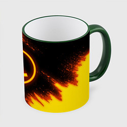 Кружка 3D HALF-LIFE, цвет: 3D-зеленый кант