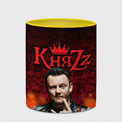 Кружка 3D Князь, цвет: 3D-белый + желтый — фото 2