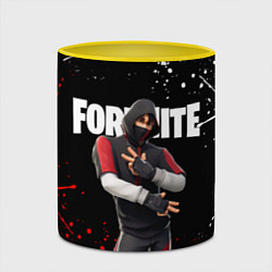 Кружка 3D FORTNITE IKONIK, цвет: 3D-белый + желтый — фото 2