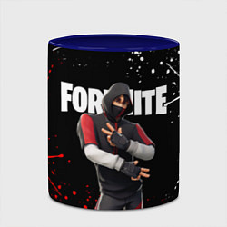 Кружка 3D FORTNITE IKONIK, цвет: 3D-белый + синий — фото 2