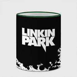 Кружка 3D LINKIN PARK, цвет: 3D-зеленый кант — фото 2