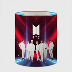 Кружка 3D BTS, цвет: 3D-небесно-голубой кант — фото 2