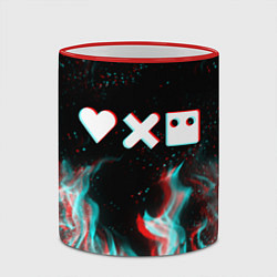 Кружка 3D LOVE DEATH ROBOTS LDR, цвет: 3D-красный кант — фото 2