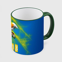 Кружка 3D Sonic - Майлз Тейлз, цвет: 3D-зеленый кант
