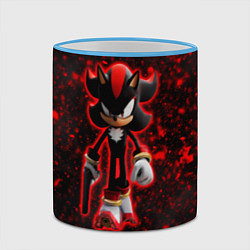 Кружка 3D СОНИК, цвет: 3D-небесно-голубой кант — фото 2