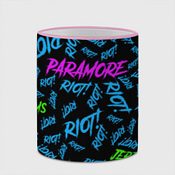 Кружка 3D Paramore RIOT!, цвет: 3D-розовый кант — фото 2
