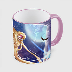 Кружка 3D SAILOR MOON, цвет: 3D-розовый кант