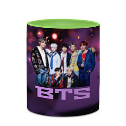 Кружка 3D BTS, цвет: 3D-белый + светло-зеленый — фото 2
