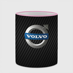Кружка 3D VOLVO, цвет: 3D-розовый кант — фото 2
