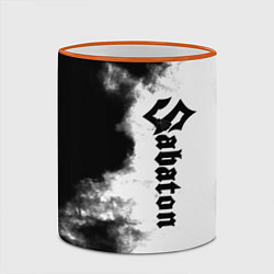 Кружка 3D Sabaton, цвет: 3D-оранжевый кант — фото 2