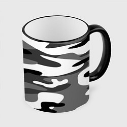 Кружка 3D Камуфляж Sabaton без лого, цвет: 3D-черный кант